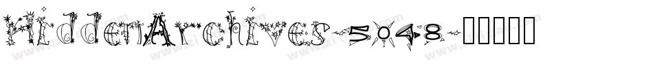 HiddenArchives-5048字体转换