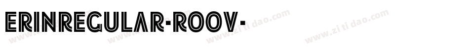 Erinregular-Roov字体转换