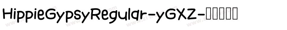 HippieGypsyRegular-yGXZ字体转换