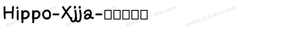 Hippo-Xjja字体转换