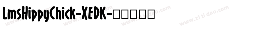 LmsHippyChick-XEDK字体转换