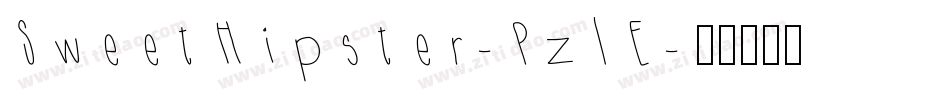 SweetHipster-PzlE字体转换