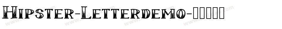 Hipster-Letterdemo字体转换