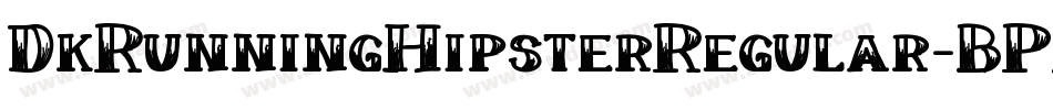 DkRunningHipsterRegular-BPZ8字体转换