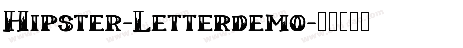 Hipster-Letterdemo字体转换