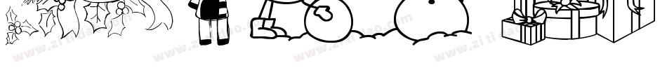 xmas-cartoon-1字体转换