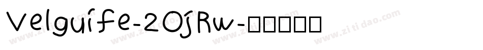 Velguife-2OjRw字体转换