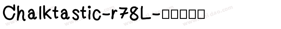 Chalktastic-r78L字体转换