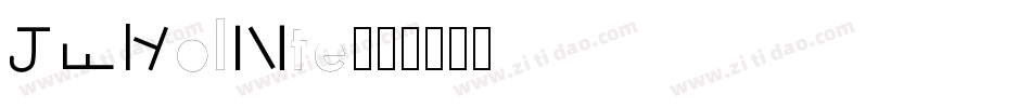 JFHolNte字体转换