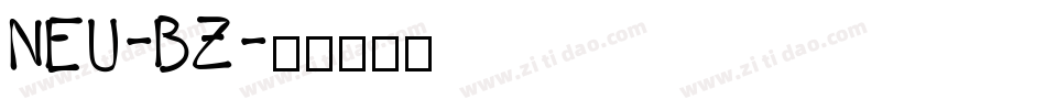 NEU-BZ字体转换