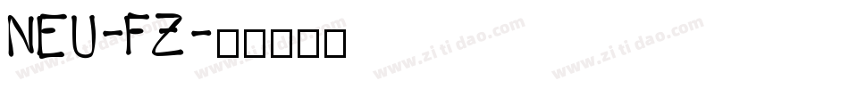 NEU-FZ字体转换