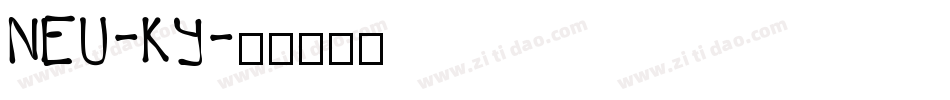NEU-KY字体转换