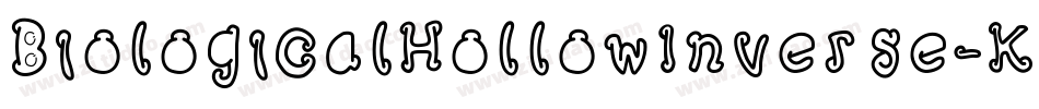 BiologicalHollowInverse-K5PW字体转换