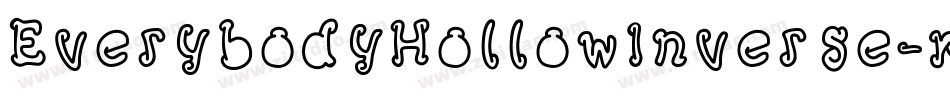 EverybodyHollowInverse-mMPG字体转换