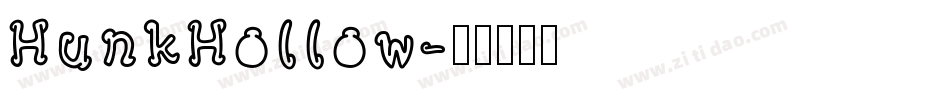 HunkHollow字体转换