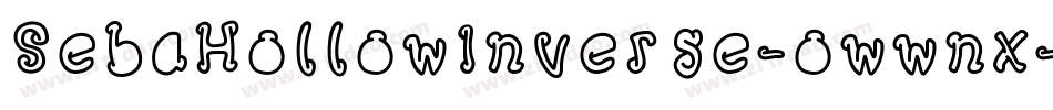 SebaHollowInverse-owwnx字体转换