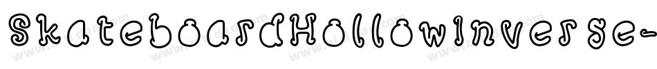 SkateboardHollowInverse-vmmrD字体转换
