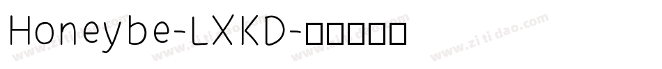 Honeybe-LXKD字体转换