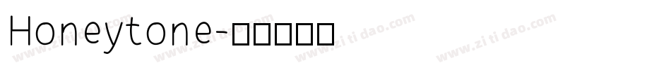 Honeytone字体转换