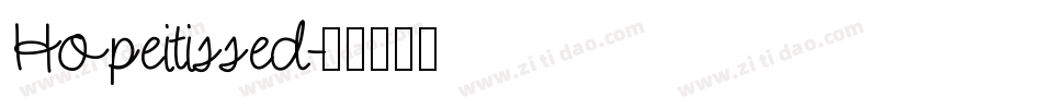 Hopeitissed字体转换
