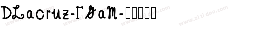 DLacruz-RGaM字体转换