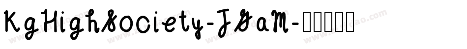 KgHighSociety-JGaM字体转换