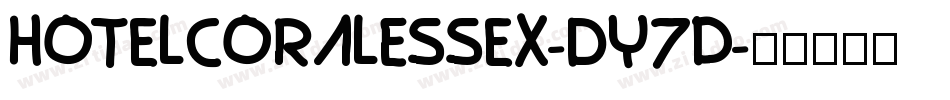 HotelCoralEssex-DY7d字体转换