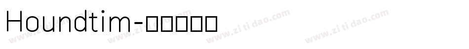 Houndtim字体转换