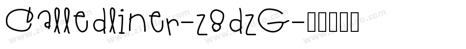 Calledliner-z8dzG字体转换
