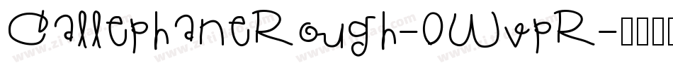 CallephaneRough-0WvpR字体转换