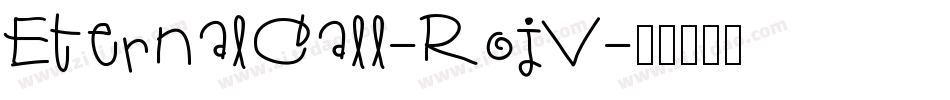 EternalCall-RojV字体转换