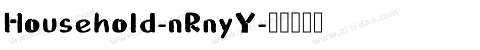 Household-nRnyY字体转换