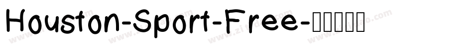Houston-Sport-Free字体转换