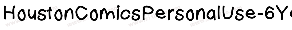 HoustonComicsPersonalUse-6Yea1字体转换