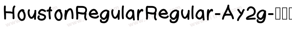 HoustonRegularRegular-Ay2g字体转换