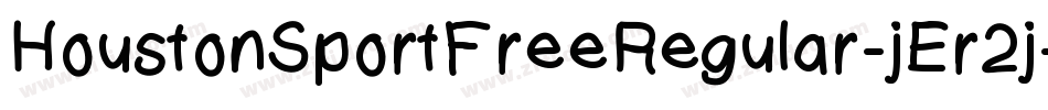 HoustonSportFreeRegular-jEr2j字体转换