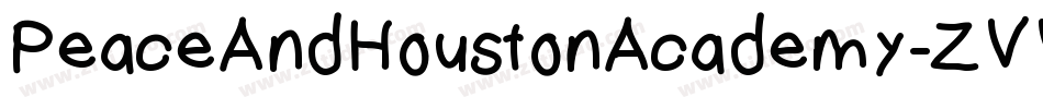 PeaceAndHoustonAcademy-ZVVAl字体转换