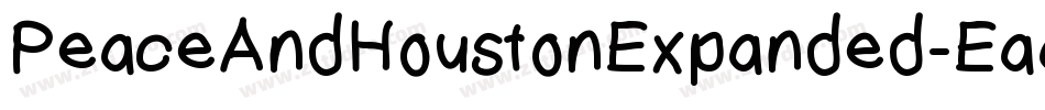 PeaceAndHoustonExpanded-Eaawg字体转换