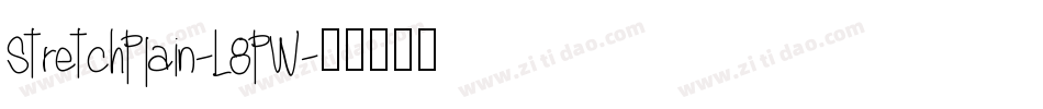 StretchPlain-L8PW字体转换
