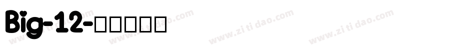 Big-12字体转换