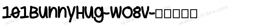 101BunnyHug-Wo8v字体转换