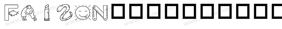 Frizon英文字体字体转换