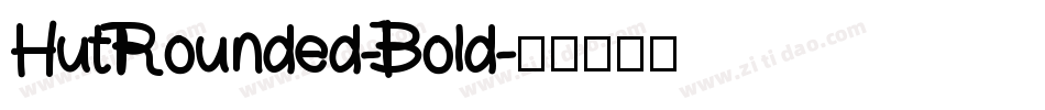 HutRounded-Bold字体转换