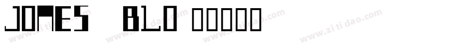 Jones-6Blo字体转换