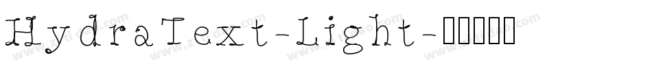 HydraText-Light字体转换