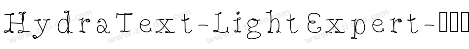 HydraText-LightExpert字体转换