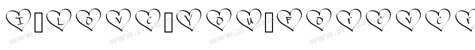 I-Love-You-Forever字体转换