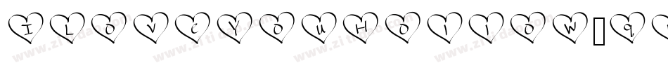 ILoveYouHollow-qL6x字体转换