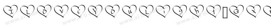 ILoveYouLight-Gxry字体转换