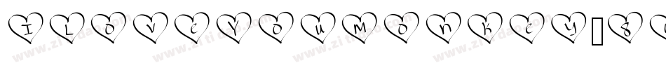ILoveYouMonkey-86nz字体转换